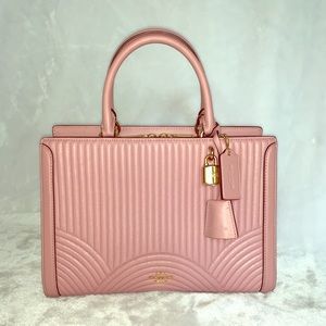 COACH satchel 👜 - Quilted Zoe CaryAll - Pink
